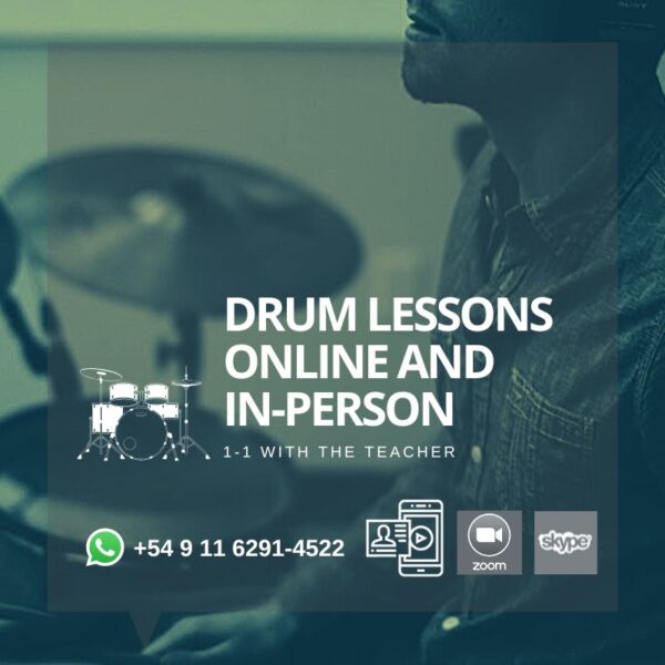 Drums and Percussion Lessons - Online or In-Person