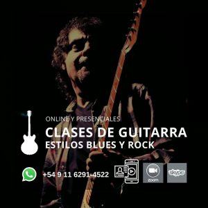 CLASES DE GUITARRA ESTILO BLUES ROCK