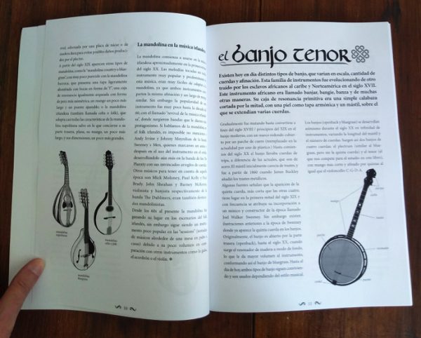 Ejemplo de contenido del Libro - Folk Irlandés para Mandolina y Banjo tenor
