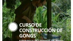 Curso de Construcción de Gongs, experiencias en Campinas, San Pablo, Brasil