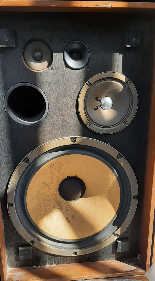 Bafles AKAI SW-155 - Altavoces Originales de 4 Vias 50 W RMS - Vintage 1973 - Japoneses - SUENAN COMO NUEVOS - Imagen 18