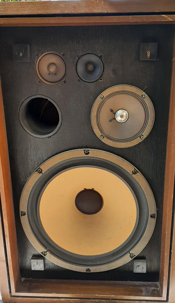 Bafles AKAI SW-155 - Altavoces Originales de 4 Vias 50 W RMS - Vintage 1973 - Japoneses - SUENAN COMO NUEVOS - Imagen 16
