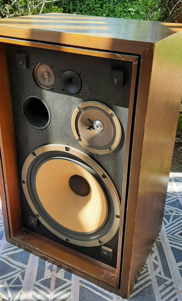 Bafles AKAI SW-155 - Altavoces Originales de 4 Vias 50 W RMS - Vintage 1973 - Japoneses - SUENAN COMO NUEVOS - Imagen 15