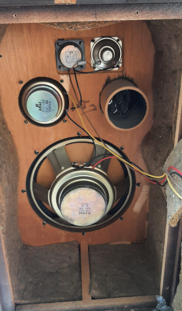 Bafles AKAI SW-155 - Altavoces Originales de 4 Vias 50 W RMS - Vintage 1973 - Japoneses - SUENAN COMO NUEVOS - Imagen 19