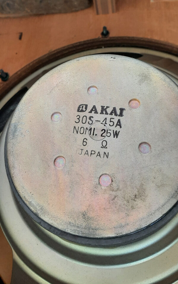 Bafles AKAI SW-155 - Altavoces Originales de 4 Vias 50 W RMS - Vintage 1973 - Japoneses - SUENAN COMO NUEVOS - Imagen 12
