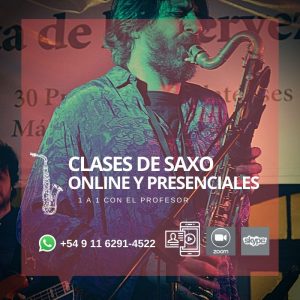 Clases de Saxo Online y Presenciales