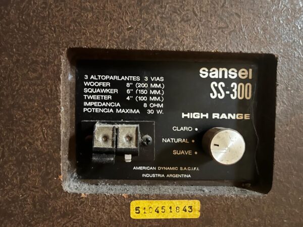 Parlantes Sansei SS-300