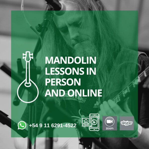 On-Line and On-Premises Mandolin Lessons - folk and traditional Irish music